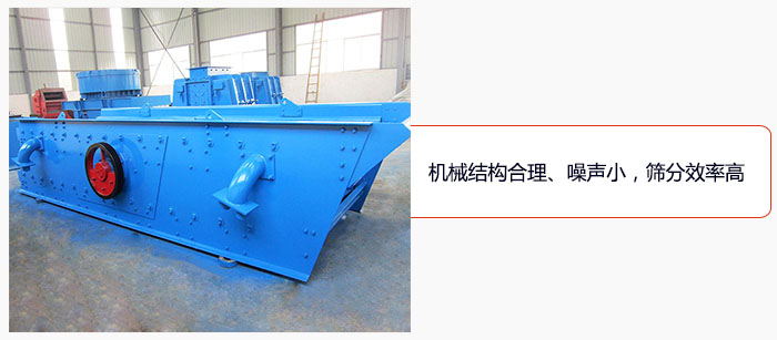 圓振動篩結(jié)構(gòu)合理、噪聲小，篩分效率高