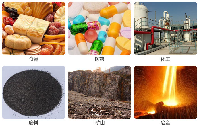 實(shí)驗(yàn)篩用于食品，磨料，醫(yī)藥，化工，冶金等行業(yè)的試驗(yàn)中。