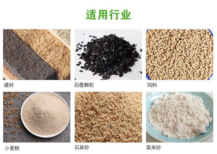 高頻振動篩主要用于化工，建材，石墨顆粒，飼料，小麥粉，石英砂，豆?jié){，果汁等各種物料的干法、濕法篩分、分級、脫水，過濾。
